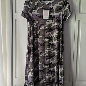NWT Camo Lularoe Jessie Dress